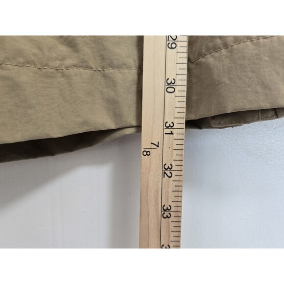 Eddie Bauer Jacket Mens XL Nylon Chore Coat Khaki Zip Water Resistant Outdoor - Picture 7 of 9